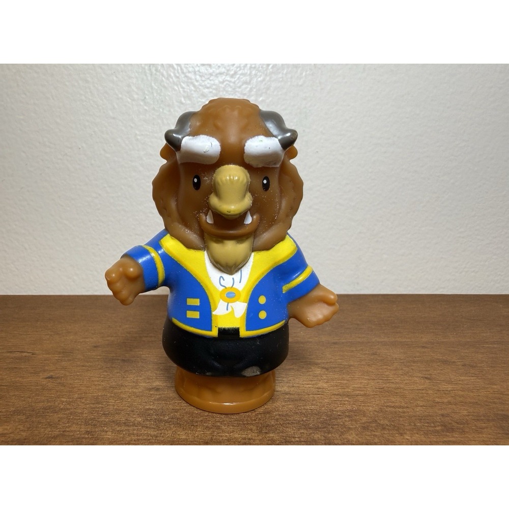 Fisher Price Little People Disney Beauty & the Beast Figure Toy 2013 Brown Nose